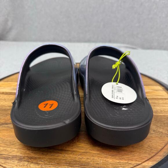 Oofos Ooahh Luxe Sandals Women's 11 Men's 9 Evening Sky Recovery Slide - Picture 4 of 7